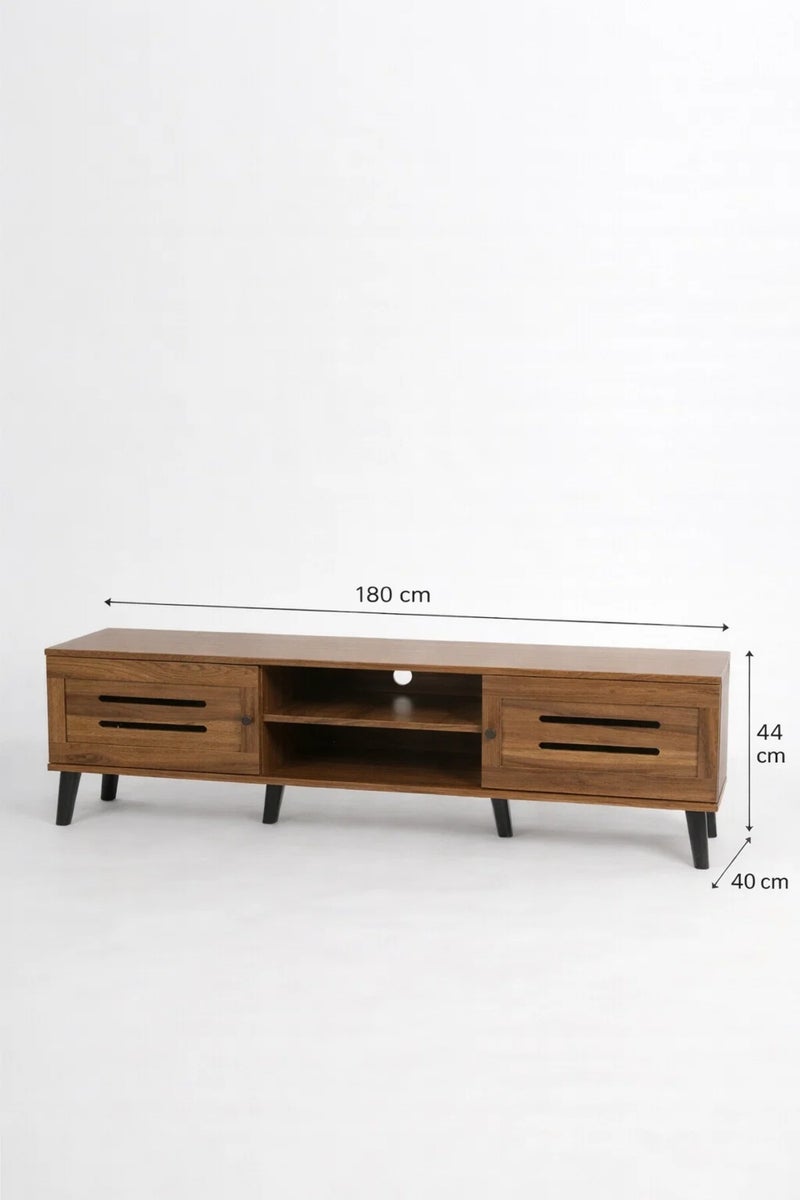 ماريا هومز منصة التلفزيون TV0001-180 – مركز ترفيه بني داكن، 180x40x44 سم - Image 5